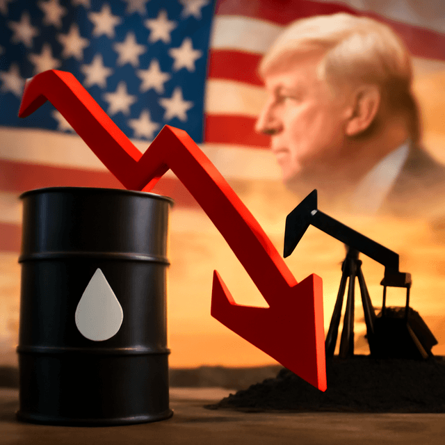 Oil prices have declined following a statement made by President Trump.