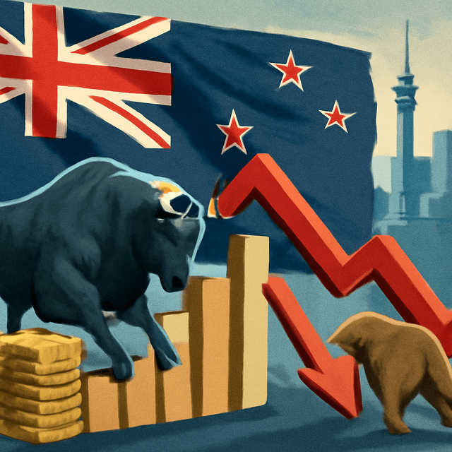 New Zealand shares have declined from their all-time high.