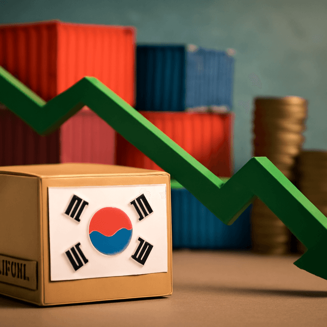 South Korea Imports Grow Less than Expected